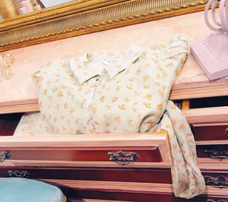 Tocador Vintage Estilo Luis XV/ Espejo