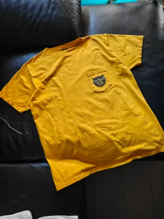 Camiseta Harley Davidson y2k amarilla XL