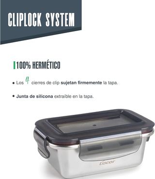 LACOR - 64623 - Set 3 Contenitori Mini per Alimenti