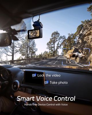 Pelsee P3 4K Dash CAM Delantera y Trasera,Tarjeta