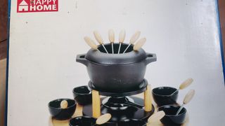 Set Fondue Happy Home Negro y Marrón