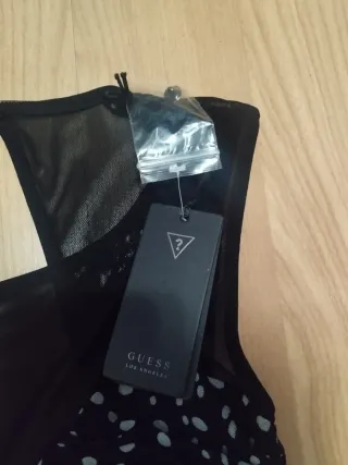 Vestido Guess lunares negro