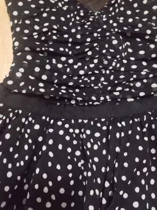 Vestido Guess lunares negro