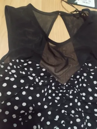 Vestido Guess lunares negro