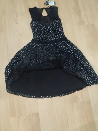 Vestido Guess lunares negro