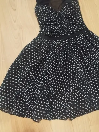 Vestido Guess lunares negro