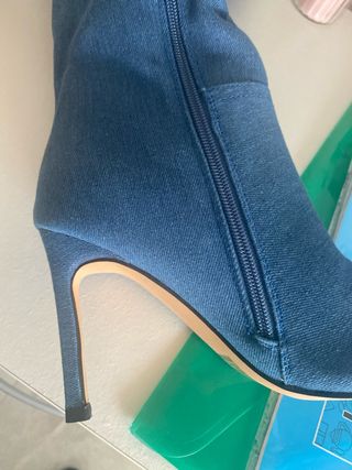 Botas altas vaqueras tacón aguja Talla 37 Nuevas