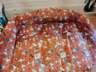 Cama para Perro Snoopy Roja