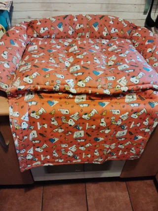 Cama para Perro Snoopy Roja