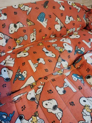 Cama para Perro Snoopy Roja