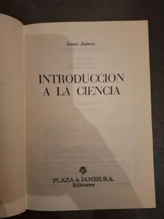 Introducción a la ciencia (1ª edición)