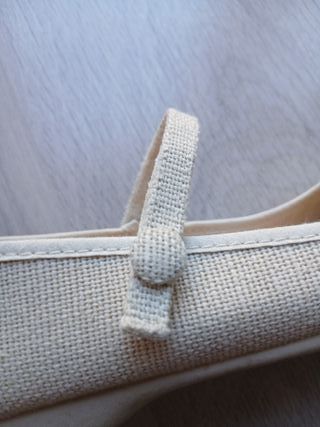Zapatos niña ceremonia beige T33