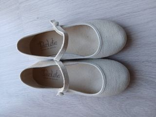 Zapatos niña ceremonia beige T33
