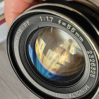 Minolta rokkor 55mm 1.7 rokkor-pf