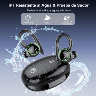 PEFUPEW Auriculares Inalámbricos Deportivos, Bluet