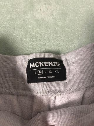 pantalón de chandal gris mckenzie talla M