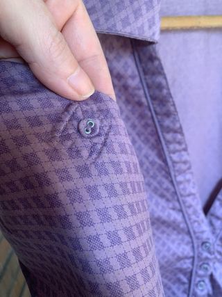 Camisa larga Stradivarius Morada Talla M