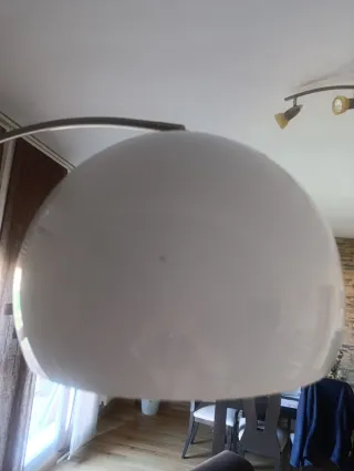 Pantalla de lámpara Cúpula Grande Blanca