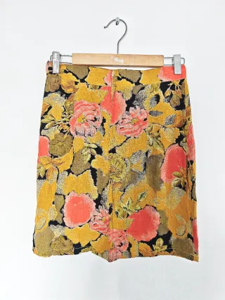Falda vintage floral Talla 36