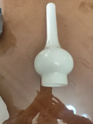 Chimenea de quinke de opalina blanca