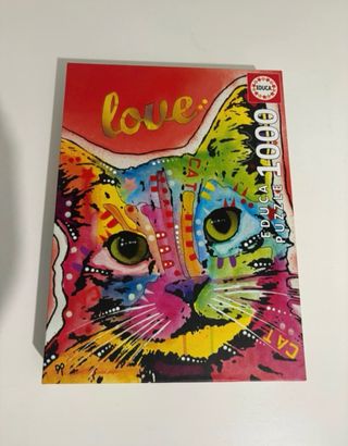 Puzzle Educa 1000 piezas Gato Love