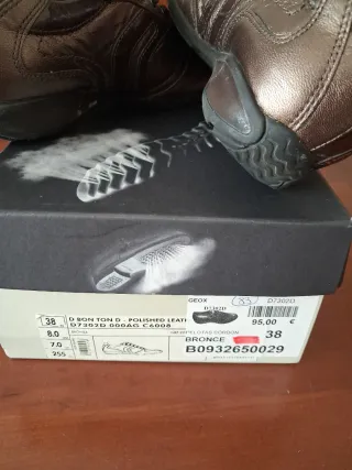 Zapatillas Geox bronce n38