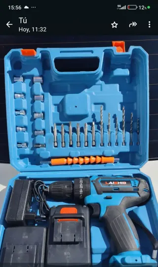 Taladro y destornillador a batería