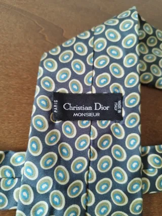 Cravatta Christian Dior seta fantasia