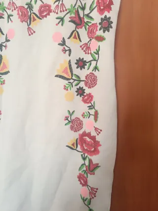 Vestido Verano Flores Talla M