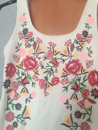 Vestido Verano Flores Talla M