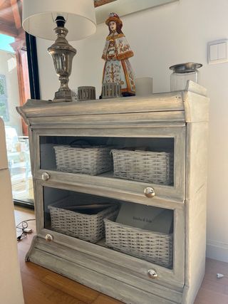 Vitrina/Aparador Madera con Cristal