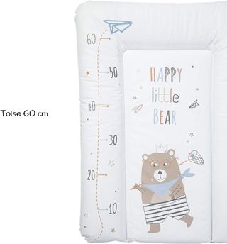 babyCalin Cambiador Copos de nieve Gris Estrellas