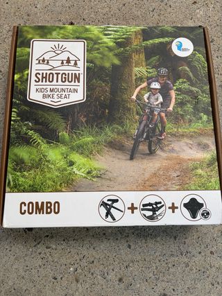 Porta niño Shotgun para bici semi nuevo