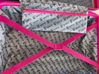 Maleta de cabina rosa y azul