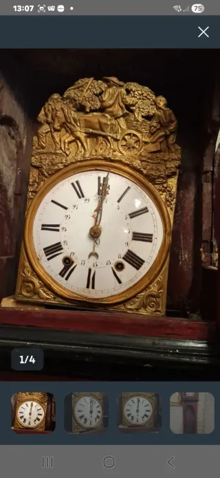Reloj de péndulo antiguo Morez