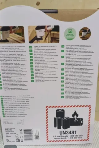 Lijadora Black+Decker Reviva 12V