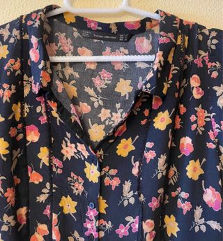 Vestido floral Zara Talla S