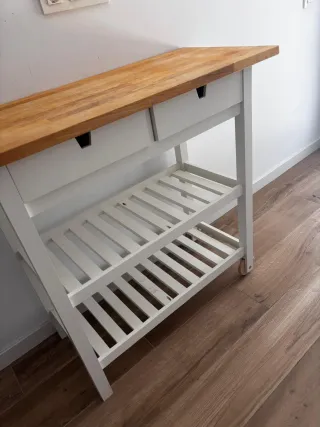 Carrito cocina IKEA FÖRHÖJA madera maciza