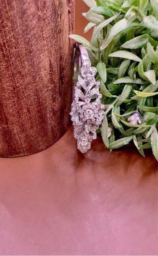 Pulsera Vintage Diamantes Naturales 1.20 ct