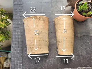 Tejas antiguas de barro