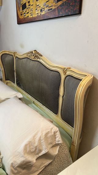 Muebles antiguos dormitorio espejo cómoda mesillas