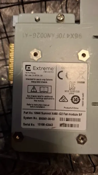 Módulo de ventiladores BF de extremo a extremmo