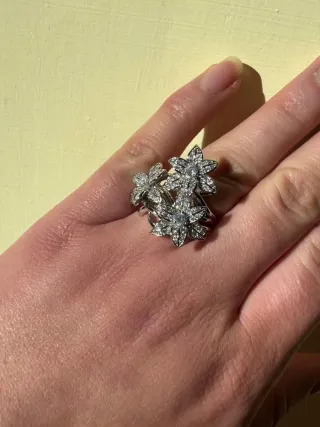 Anello Argento 925 Zirconi Brillanti