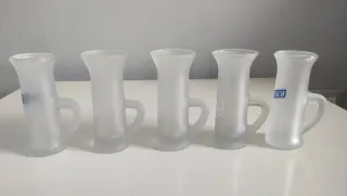 Set 5 bicchieri vodka keglevick vintage