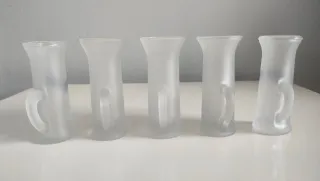 Set 5 bicchieri vodka keglevick vintage