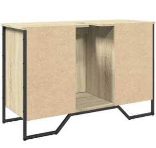 Mueble Lavabo Baño Madera y Metal