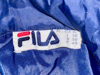Cortavientos Vintage FILA Azul Marino Talla XL