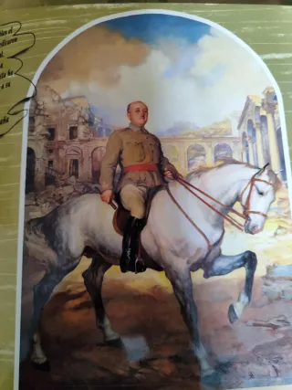 Participación lotería Nacional Franco y retrato