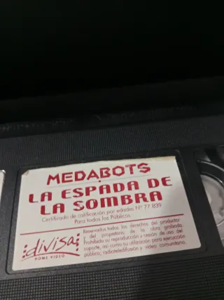 VHS Medabots La Espada de la Sombra