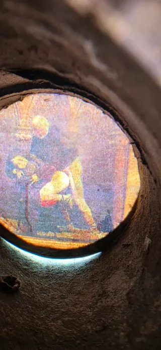 Polyorama circolare lastre traslucide